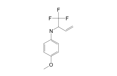 (+/-)-4-METHOXYPHENYL-[(1RS)-1,1,1-TRIFLUOROMETHYLALLYL]-AMINE