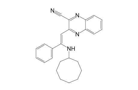 (Z)-3-(2-(Cyclooctylamino)-2-phenylvinyl)quinoxaline-2-carbonitrile