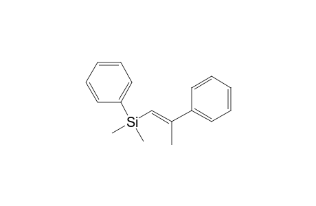 Silane, dimethylphenyl(2-phenyl-1-propenyl)-, (E)-