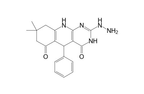 2-Hydrazino-8,8-dimethyl-5-phenyl-5,8,9,10-tetrahydropyrimido[4,5-b]quinoline-4,6-dione