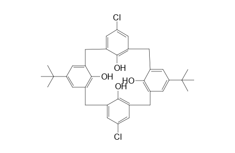 Pentacyclo[19.3.1.13,7.19,13.115,19]octacosa-1(25),3,5,7(28),9,11,13(27),15,17,19(26),21,23-dodecaene-25,26,27,28-tetrol, 5,17-dichloro-11,23-bis(1,1-dimethylethyl)-, stereoisomer