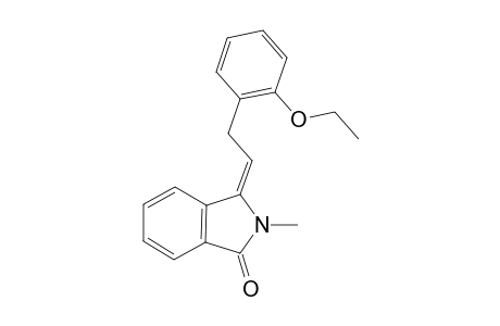 (E)-3-(2-ethozxy-1-phenylethylidene)-2-methylisoindlin-1-one