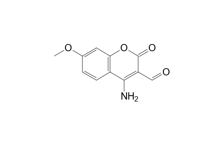4-Amino-7-methoxy-3-coumarincarbaldehyde