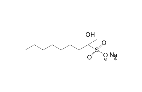 2-hydroxy-2-nonanesulfonic acid, monosodium salt