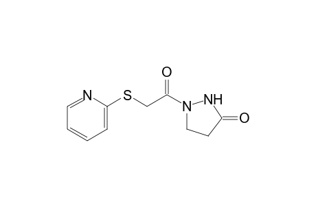 1-{[(2-pyridyl)thio]acetyl}-3-pyrazolidinone