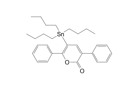 3,6-Diphenyl-5-tributylstannylpyran-2-one