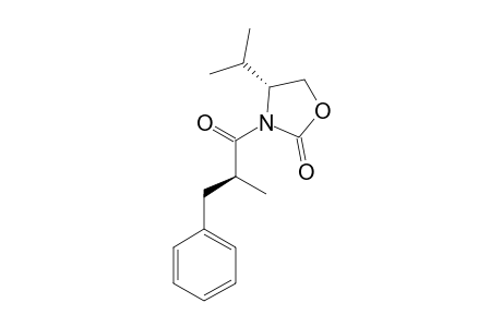(4R)-N-[(2S)-2-METHYL-1-OXO-3-PHENYLPROPYL]-4-ISOPROPYLOXAZOLIDIN-2-ONE