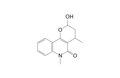 2-Hydroxy-4,6-dimethyl-3,4-dihydro-2H-pyrano[3,2-c]quinolin-5-one