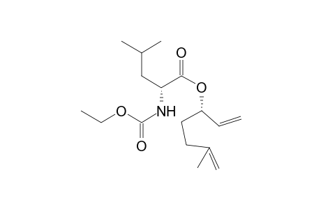 (1'R,2S)-2-[(Ethoxycarbonyl)amino]-4-methylpentanoic acid 1-vinylpent-4-enyl ester