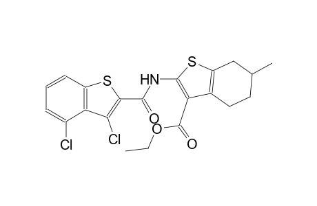 ethyl 2-{[(3,4-dichloro-1-benzothien-2-yl)carbonyl]amino}-6-methyl-4,5,6,7-tetrahydro-1-benzothiophene-3-carboxylate