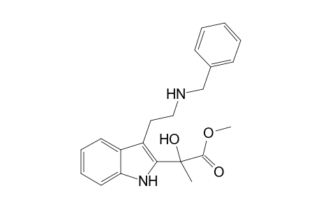 2-Hydroxy-2-[3-[2-[(phenylmethyl)amino]ethyl]-1H-indol-2-yl]propanoic acid methyl ester