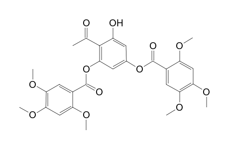 2-Hydroxy-4,6-bis( 2',4' 5'-trimethoxybenzoyloxy)acetophenone