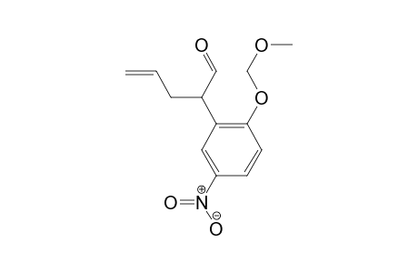 .alpha.-Allyl-2-(2-methoxymethoxy-5-nitrophenyl)acetaldehyde