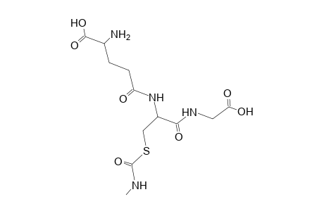 2-Amino-5-[[1-(carboxymethylamino)-3-(methylcarbamoylsulfanyl)-1-oxopropan-2-yl]amino]-5-oxopentanoic acid