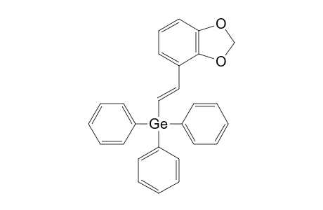(E)-1-Triphenylgermyl-2-(2,3-methylenedioxyphenyl)ethylene