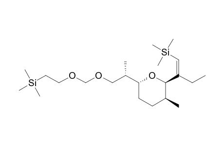 (2R,3S,6R)-2-[1(Z)-1-Ethyl-2-(trimethylsilyl)vinyl]-3-methyl-6-[(1S)-1-methyl-2-[[2-(trimethylsilyl)ethoxy]methoxy]ethyl]tetrahydropyran