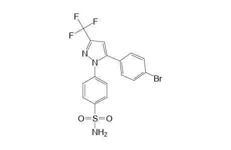 4-(5-(4-bromophenyl)-3-(trifluoromethyl)-1H-pyrazol-1-yl)benzenesulfonamide
