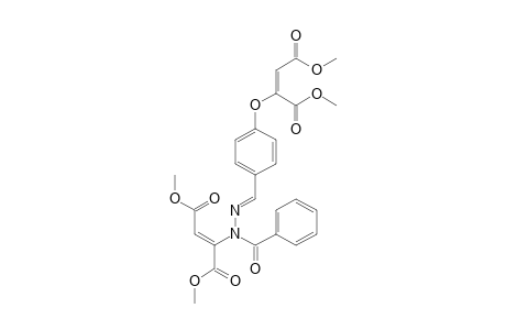 Dimethyl 2-[4-({2-Benzoyl-2-[(Z)-1,4-dimethoxy-1,4-dioxobut-2-en-2-yl]hydrazono}methyl)phenoxy]maleate