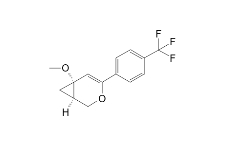 (1R*,6S*)-6-Methoxy-4-(4-trifluoromethylphenyl)-3-oxabicyclo[4.1.0]hept-4-ene