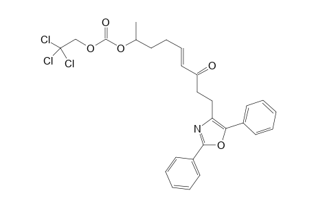 4-(3-Oxo-8-(2',2',2'-trichloroethoxylcarbonyl)-4E-nonen)-2,5-diphenyloxazole