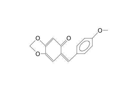 6-(4-Methoxy-benzylidene)-3,4-methylenedioxy-2,4-cyclohexadienone