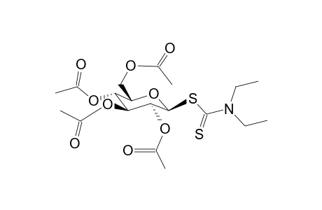 1-O-(N,N-Diethyl-dithiocarbamoyl)-2,3,4,6-tetra-O-acetyl-b-d-glucopyranose