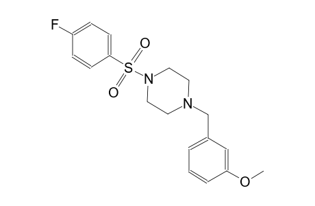 piperazine, 1-[(4-fluorophenyl)sulfonyl]-4-[(3-methoxyphenyl)methyl]-