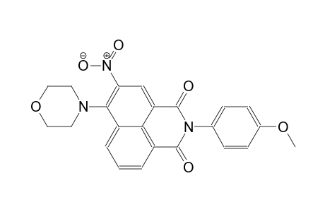 2-(4-methoxyphenyl)-6-(4-morpholinyl)-5-nitro-1H-benzo[de]isoquinoline-1,3(2H)-dione