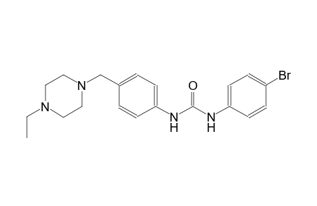 urea, N-(4-bromophenyl)-N'-[4-[(4-ethyl-1-piperazinyl)methyl]phenyl]-