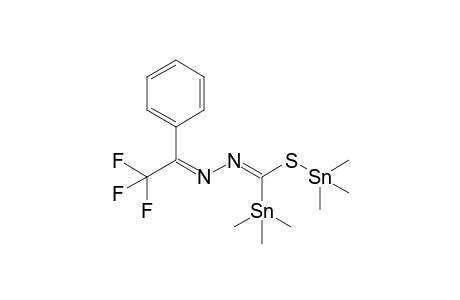 6,6-Dimethyl-1-phenyl-1-(trifluoromethyl)-4-(trimethylstannyl)-5-thia-2,3-diaza-6-stannahepta-1,3-diene