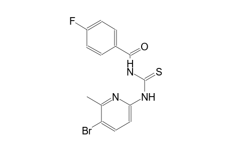 N-(5-bromo-6-methyl-2-pyridinyl)-N'-(4-fluorobenzoyl)thiourea