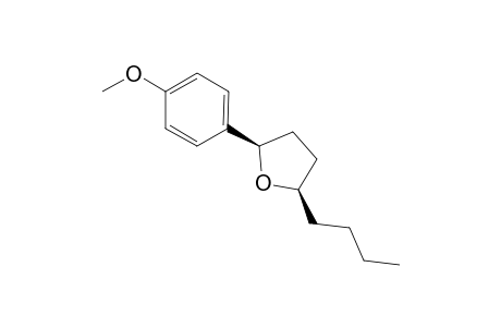 2-n-butyl-5-(4-methoxyphenyl)tetrahydrofuran