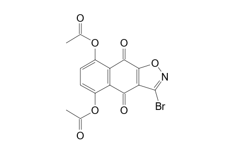 3-Bromo-5,8-diacetoxynaphtho[2,3-d]isoxazole-4,9-dione