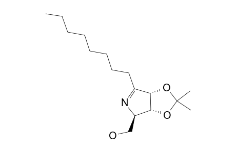 1-OCTYL-2,3-O-ISOPROPYLIDENE-1,4-DIDEOXY-1,4-IMINO-1-N-DEHYDRO-D-RIBITOL;(2S,3R,4R)-1-OCTYL-2,3-ISOPROPYLIDENEDIOXY-4-HYDROXYMETHYL-1-PYRROLINE