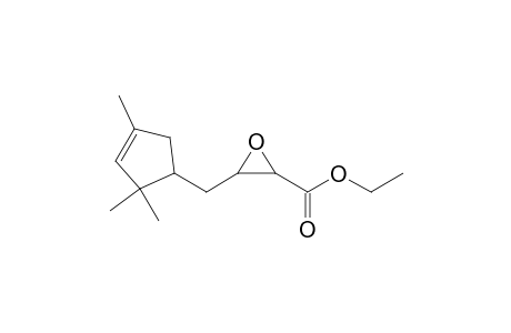 Oxiranecarboxylic acid, 3-[(2,2,4-trimethyl-3-cyclopenten-1-yl)methyl]-, ethyl ester