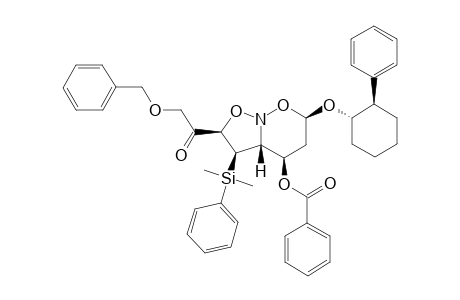 #46AI;REL-(2S,3R,3A-R,4R,6R)-4-BENZOYLOXY-3-DIMETHYLPHENYLSILYL-6-[(1S,2R)-(2-PHENYLCYCLOHEXYL)-OXY]-2-[2-(PHENYLMETHOXY)-1-OXOETHYL]-HEXAHYDROISOXAZOLO-[2,3-B
