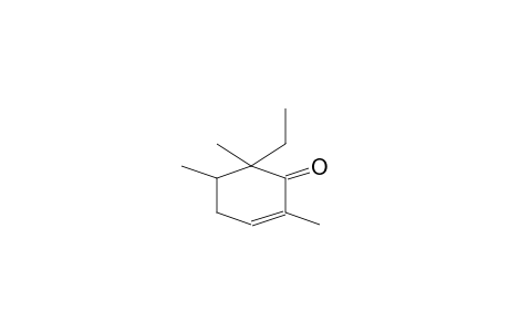 2-CYCLOHEXEN-1-ONE, 6-ETHYL-2,5,6-TRIMETHYL-
