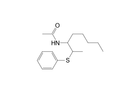 N-(2-phenylsulfanyloctan-3-yl)acetamide