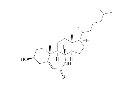 7a-Aza-B-homocholest-5-en-7-one, 3-hydroxy-, (3.beta.)-