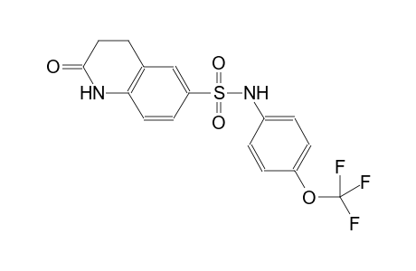2-oxo-N-[4-(trifluoromethoxy)phenyl]-1,2,3,4-tetrahydro-6-quinolinesulfonamide