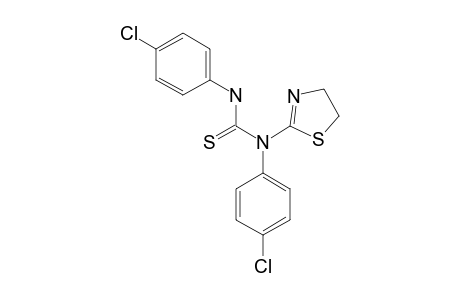 N,Nï-BIS-(4-CHLOROPHENYL)-N-(2-THIAZOLIN-2-YL)-THIOUREA