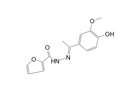 2-furancarboxylic acid, 2-[(E)-1-(4-hydroxy-3-methoxyphenyl)ethylidene]hydrazide