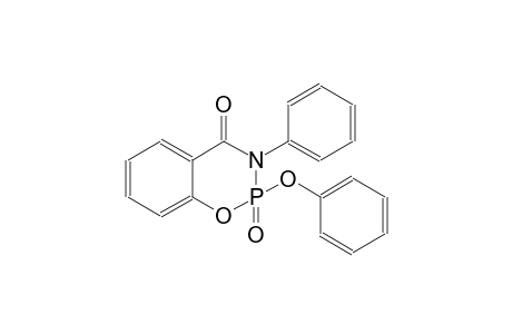 2-Phenoxy-3-phenyl-2,3-dihydro-4H-1,3,2-benzoxazaphosphinin-4-one 2-oxide