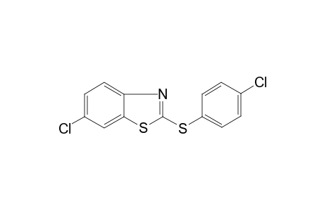 6-Chloro-2-[(4-chlorophenyl)sulfanyl]-1,3-benzothiazole
