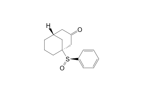 [1.alpha.(S*),5.beta.]-1-(Phenylsulfinyl)bicyclo[3.3.1]nonan-3-one