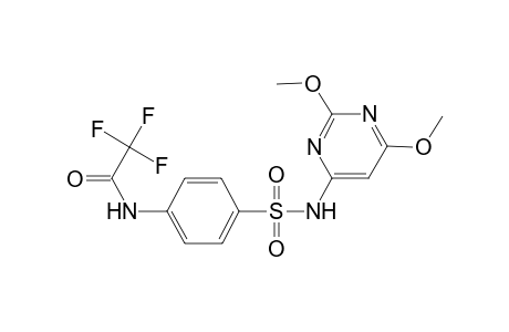 N-[4-[(2,6-dimethoxy-4-pyrimidinyl)sulfamoyl]phenyl]-2,2,2-trifluoroacetamide