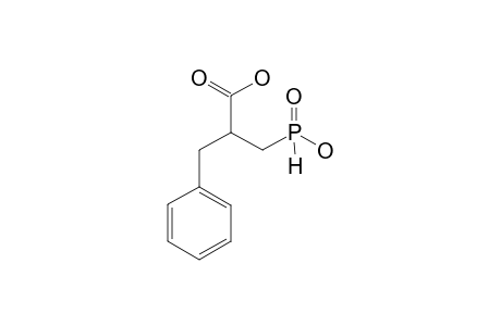 2-BENZYL-3-HYDROXYPHOSPHINOYL-PROPIONIC-ACID