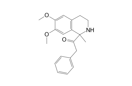 1-(6,7-Dimethoxy-1-methyl-1,2,3,4-tetrahydroisoquinolin-1-yl)-2-phenylethan-1-one