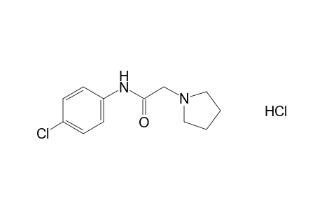 4'-chloro-1-pyrrolidineacetanilide, monohydrochloride
