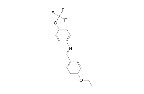 N-[(E)-(4-Ethoxyphenyl)methylidene]-4-(trifluoromethoxy)aniline